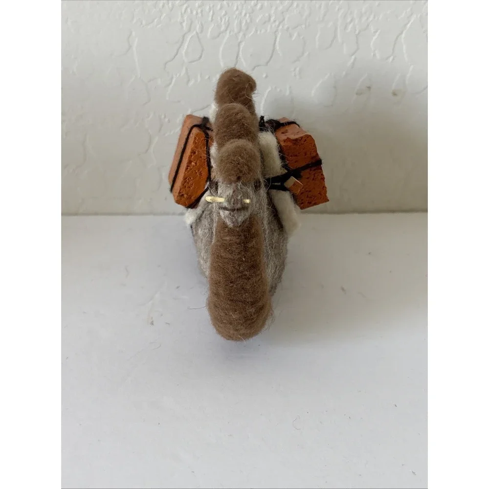 Vintage Felt Camel Art Handmade